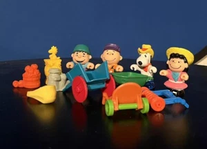 90’s Vintage McDonalds Happy Meal Toys Lot Of 12 Peanuts Snoopy Charlie Brown - Picture 1 of 4