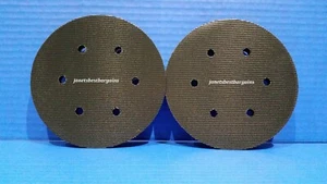 Porter Cable 18001 Aftermarket 6" 6 Hole Hook Loop Sander Pad 5/16-24 Thread 2PK - Picture 1 of 2