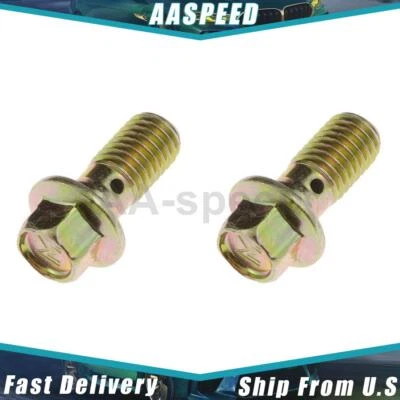 Manguera hidráulica de freno delantero a perno de pinza para Chevrolet Silverado 2500 HD 2001 Foto 1 de 4