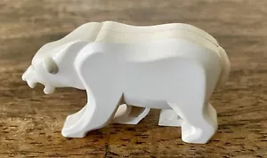 Lego Animal Land Minifigure Polar Bear White - Picture 1 of 5