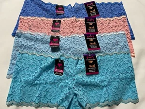 Maidenform DMCLBS freche Spitzen-Boyshorts Größe 9/2XL 4 Paar - Bild 1 von 2