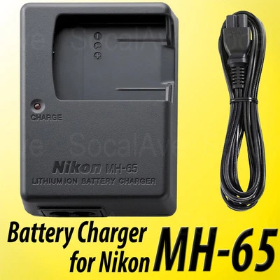 MH-65 Battery Charger for Nikon Coolpix S9100 S8200 S8100 S8000 EN-EL12 Lithium - Image 1 of 2