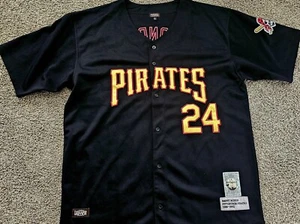 Cooperstown Baseball Legend Barry Bonds Pittsburgh Pirates Stitched Jersey Sz 60 - Picture 1 of 4