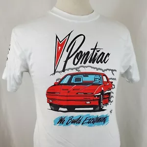 Vintage Pontiac Trans Am T-Shirt Medium Single Stitch Hanes 50/50 Deadstock, 80s - Picture 1 of 9