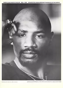 MARAVILLOSA IMPRESIÓN PROMOCIONAL DE MARVIN HAGLER 8X10 por MONTE FRESCO, UK-BROCKTON, MA - Imagen 1 de 1