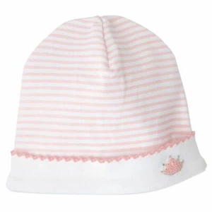 Mud Pie Baby Girl Classic Layette French Knot Crown Hat Size 0-3 M NEW - Picture 1 of 1