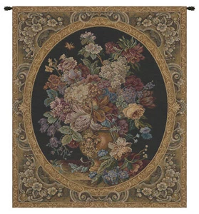 Decoración Interior FloralStill Composición en Jarrón Tapiz Diseño Negro - Imagen 1 de 5