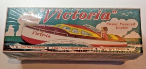 Vintage 1996 Schylling Victoria Steam Powered Engine Boat NEW and SEALED - Picture 1 of 3