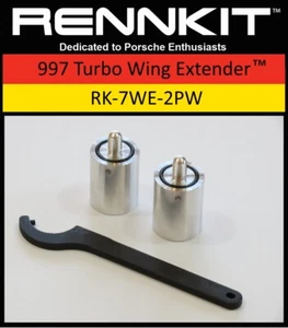 Porsche 997 Turbo - RENNKIT™ 2" WING EXTENDER SET with Pin Wrench - Picture 1 of 8