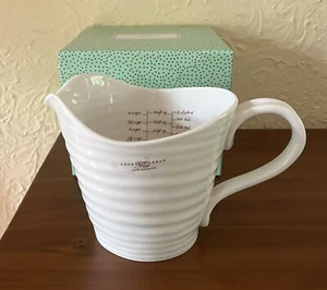 Portmeirion Sophie Conran Measuring Cup New in Box White Ceramic Holds 4 Cups - Picture 1 of 8