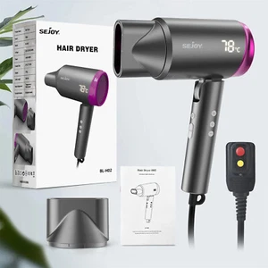 1800W Professional Hair Dryer Lightweight Negative Ionic Blow Dryer Hair Salon - Picture 1 of 14