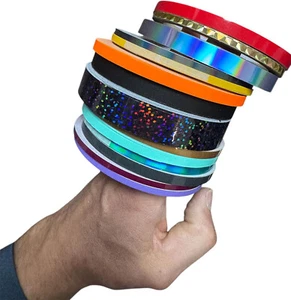 Zierstreifen Überraschungsset aus Überproduktion 2mm-20mm je 10m Länge 10 Rollen - Picture 1 of 11