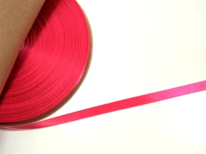 Tahiti Rose Pink Single-Face Satin Ribbon 3/8 inch wide x 10 yards Polyester B36 - Picture 1 of 5
