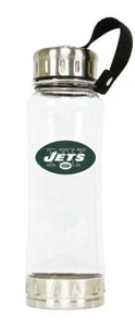 NFL New York Jets Water Bottle - 16 oz Capacity. Stainless Steel Accents - Picture 1 of 1