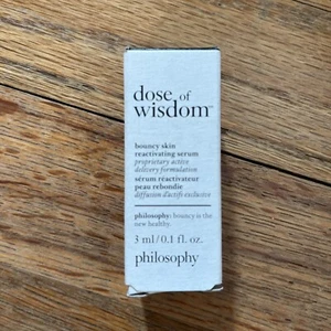 Philosophy Dose of Wisdom Bouncy Skin Reactivating Serum 3ml Sample Travel Size - Picture 1 of 2