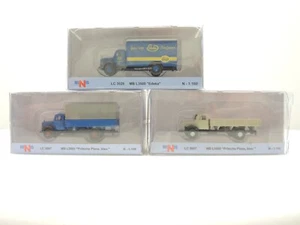 Lemke Minis Spur N 244916, 246036, 3 x MB L3500, "EDEKA" etc unbespielt 3 x OVP - Bild 1 von 3