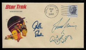 Star Trek 1966 Series Autograph Reprints Featured on Collector Envelope *OP1300 - Picture 1 of 1