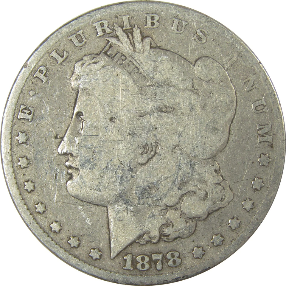1878 8TF Morgan Dollar VG Very Good Details Silver $1 Coin SKU:CPC0966 - Image 1 of 4