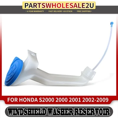 Depósito de lavadora de parabrisas con depósito y entrada y tapa para Honda S2000 2000-2009 Foto 1 de 4