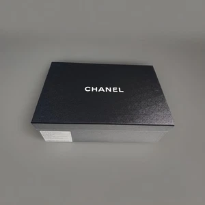 Chanel Scatola Vuota 12x8x4 in Nero Tissue Card Conservazione Regalo (1002) - Foto 1 di 6
