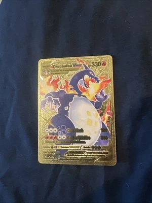 Rare Gold Dracaufeu French Charizard  Vmax  - Image 1 of 2