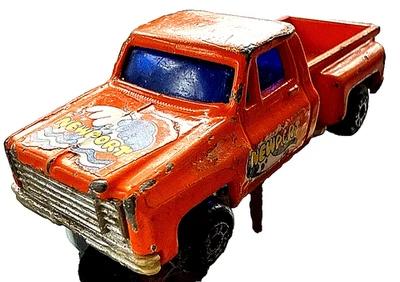 Newport Orange Hot Wheels-Style Chevy Pick-up Truck, 1:64 Scale, 70’s Hong Kong - Image 1 of 4