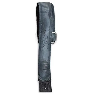[LM Products] Electric Guitar Strap Scraps Vintage Style Black - Picture 1 of 1