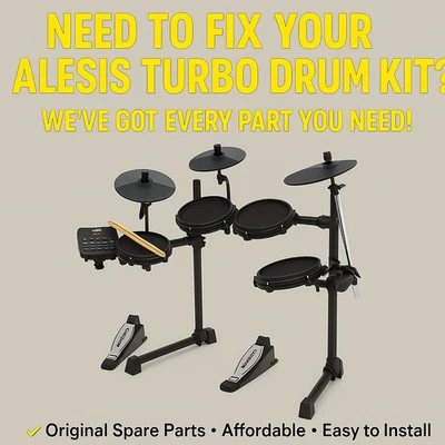 KIT DE BATERÍA ELECTRÓNICA DE MALLA TURBO ALESIS REPUESTOS: redoblar tom crash ride kick fre Foto 1 de 2
