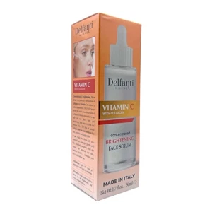 Delfanti Milano Vitamin C mit Kollagen konzentriertes aufhellendes Gesichtsserum 1,7 Oz. - Bild 1 von 2