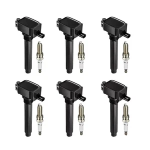 For Jeep For Chrysler 6PCS Ignition Coil & Iridium Spark Plug For Dodge - Picture 1 of 15