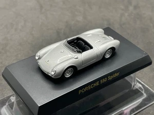 Kyosho 1/64 Porsche Collection4 550 Spider silber Diecast Modellauto 51A1 - Bild 1 von 6