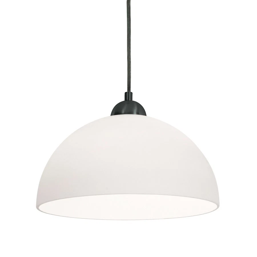 Colgante AFX Lighting Otis 1 luz 10", negro/blanco - OTSP10MBBK Foto 1 de 1