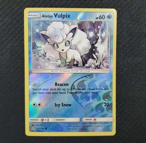 Pokemon Guardians Rising - Alolan Vulpix Reverse Holo 21/145 Common NM - Picture 1 of 5