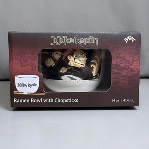 Jujutsu Kaisen ciotola per ramen con supporto per bacchette 14 oz - ciotola per spaghetti a tema anime - Foto 1 di 12