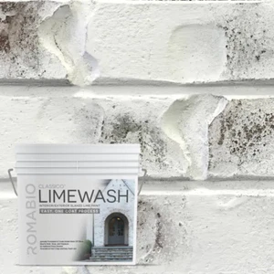 Bianco White Limewash Interior/Exterior Paint Nontoxic Formula High UV - Picture 1 of 12
