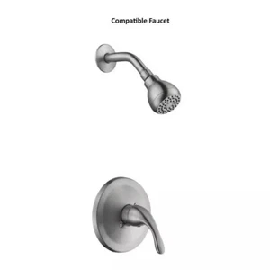 NEW Tub and Shower Handle Kit Brushed Nickel Finish Stylish and Functional - Picture 1 of 3