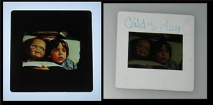 Original KINDERSPIEL 35mm Studio Produktion Dia ALEX VINCENT & CHUCKY - Bild 1 von 3