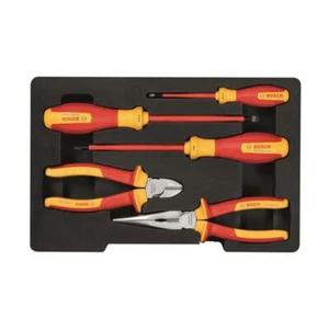 Bosch VDE Handwerkzeug 5tlg. SL / PH Schraubendreher Spitzzange Seitenschneider - Bild 1 von 10