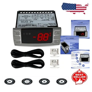 Versatile Dual Probe Temperature Controller - Perfect for Freezers & Kegerators - Picture 1 of 9