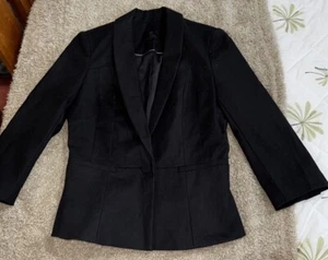 DAVID LAWRENCE Ladies Black Jacket Size 6 - Picture 1 of 8