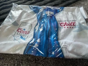 NEW Coors Light CHICAGO Adult Winter Holiday Hoodie Full Body Suit Size XXL - Picture 1 of 6