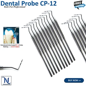 Periodontal CP-12 Probe Williams Color Coated Marking 3-6-9-12 Dental - Picture 1 of 11
