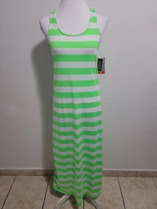 NWT CARNIVAL FASHION Women's Dress Sleeveless Round Neck Striped Stretch.Size M - Picture 1 of 12