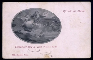 cartolina LORETO ricordo di TRASLAZIONE DELLA S. CASA - Foto 1 di 2