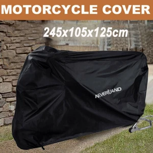 NEVERLAND XL Motorcycle Cover Bike Scooter Waterproof Snow Dust Sun UV Protector - Picture 1 of 12