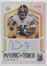 2020 Donruss Elite Passing the Torch Signatures Singles /99 Devin Bush II Auto
