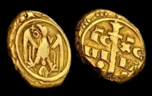 Kingdom of Sicily, 1197-1250,Frederick II,Multiple of Tarì Gold 4,10 Gr.  - Photo 1 sur 9