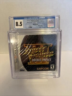 Street Fighter III Double Impact. Sega Dreamcast. New Sealed. Graded CGC 8.5 A - Image 1 of 4