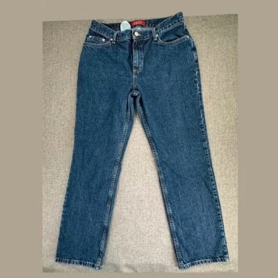 Calça jeans Zena 12P 100% algodão reta feita nos EUA cintura média. - Imagem 1 de 4