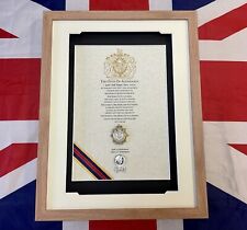 RLC Royal Logistic Corps Oath Of Allegiance with RLC Cap Badge